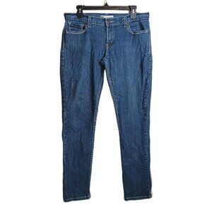 Levi’s 524 Too Superlow Jeans Womens 13 Medium Wash Lowrise 90s Y2K Embroidered